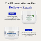 Theraplex Eczema Treatment Bundle - AIM Itching Cream (3 Oz) & Eczema Therapy (6 Oz) for Itch Relief - Strongest Anti Itch Cream & Moisturizer - for Itchy Skin Treatment