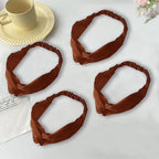 4PACK Womens Silk Headband Satin Headbands Silky Hairband Wide Head Bands Hair Wrap Fashion Hairbands Accessories