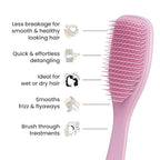 Tangle Teezer Ultimate Detangler Brush for Wet & Dry Hair, Eliminates Knots & Reduces Breakage for All Hair Types, Amazon Exclusive Rosebud