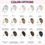 REECHO Clip in Hair Volumizer, 2PCS 6 inch Short Thick Clip in Hairpieces Adding Extra Volume Hair Extensions for Women (Dark Blonde)