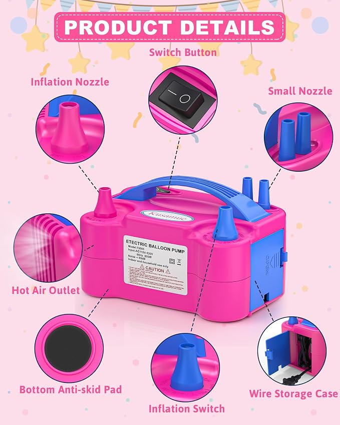 Electric Balloon Pump, Balloon Inflator Machine - Image 2