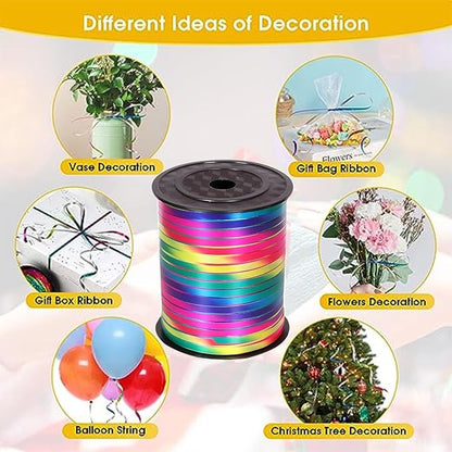 500 Yards Rainbow Balloon String - Image 2