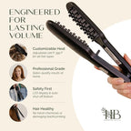 Harmonize Beauty VOLOOM 1.5" Hair Crimper Tool for Women - Volumizing Iron for Long Thick Hair - Professional Crimping Iron with Patented Plate Technology - Sleek Design for Instant Volume & Lift