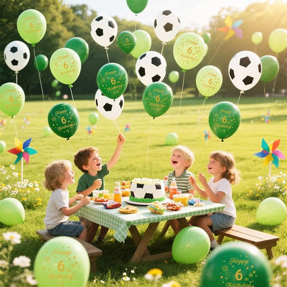 Soccer Balloons 7th Birthday Decorations - Image 7