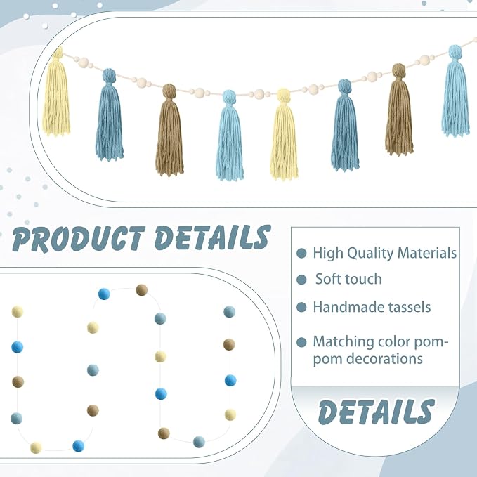 SmoothNovelty 139 Pcs Felt DIY Custom Banner Kit Include 104 Letters 18 - Image 4