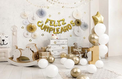 Letter Balloons Feliz Cumpleanos Gold Balloon Happy Birthday Balloons Birthday - Image 4