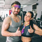 Sports Tie Headband Bandana Running Athletic Sweat Band Elastic Adjustable Sport Head Tie for Men Women Head Ties Ninja Tie Headbands Tennis Sweatbands Soccer Basketball Teams Running Head Band