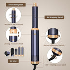Blow Dryer Brush 5 in 1, Negative Ion Hair Dryer Brush Set Upgrade Hot Air Brush Air Styler Curling Wrap Air Curler, Curling Iron Hair Styling Tools As A Gift for Straight/Curl/Drying/Smoothing