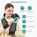 Nekteck Shiatsu Neck and Back Massager with Soothing Heat, Electric Deep Tissue 3D Kneading Massage Pillow for Shoulder Leg Full Body Muscle Pain Relief, Car Office and Home Use