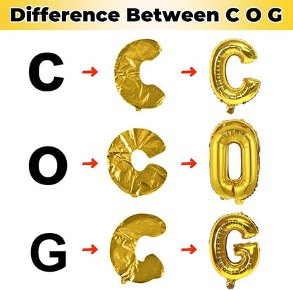 Giant X Alphabet Balloon Letters, 40 Inch Helium Mylar Foil Name Word Balloons - Image 7