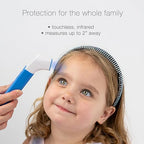 Bio-Therapeutic bt-Degree Infrared Digital Thermometer for Adults and Kids Touchless Forehead Temperature for Baby, Results in 1 Second, 9 Reading Memory, Color LCD Screen, Audible Fever Alert