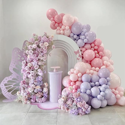 FOTIOMRG 110pcs Light Pink Balloon Garland Arch Kit, 18-12-10-5 inch Pink Latex - Image 4