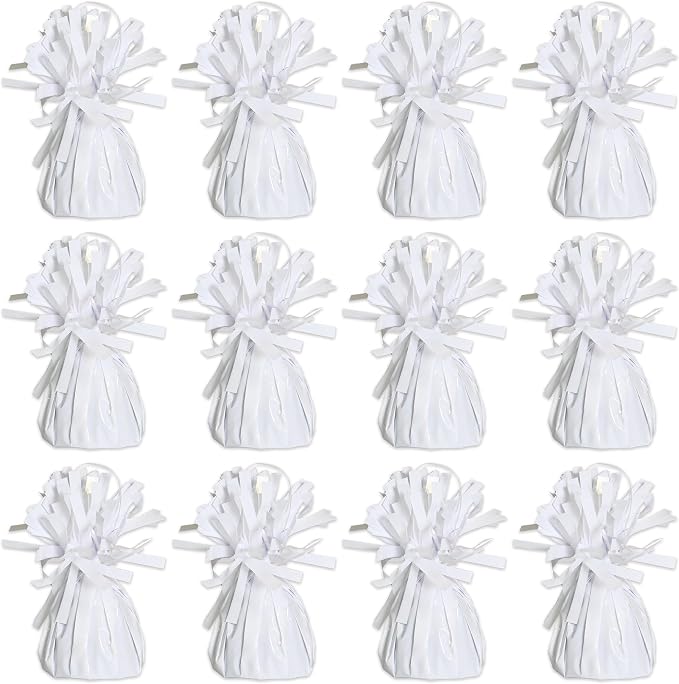 Beistle Shiny Wrapped Balloon Weight – 12 Pack, Party Decoration Accessories by Beistle