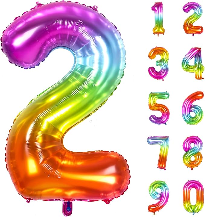 Number Balloon | Number 2 Balloon by IOOYEE