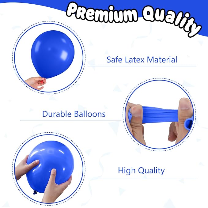 Paw Balloons, 12 Inch Red Yellow Blue and White Paw Print Colorful Confetti - Image 3