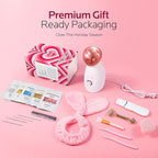 Colorfarm Facial Steamer Nano Ionic: Large 3-in-1 Face Steamer Home Spa Kit Deep Cleaning Unclogs Pores Sinuses Inhaler with 8 Skin Care Tools - Self Care Gifts for Women (Deep Cleansing Facial Kit)