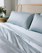Cozy Earth King Pillowcases Set of 2 - Made of 100% Viscose from Bamboo, Ultra-Soft & Luxury, Woven from Naturally Breathable & Lightweight Fabric - Shore