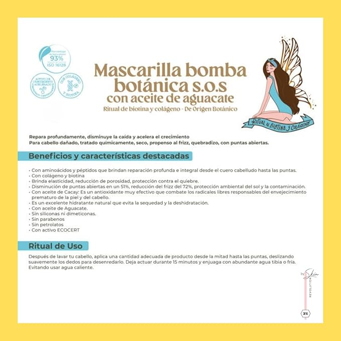 Ritual Botánico Keratina Orgánica | Treatment to Straighten, Repair and Relax Hair | All Natural, Organic & Vegan Ingredients | Product of Colombia | 2 Piece Kit