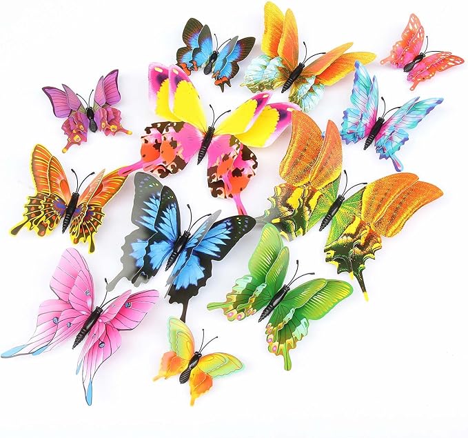 OPSEAM 3D Butterfly Wall Decor Butterfly Decorations Stickers by Opseam