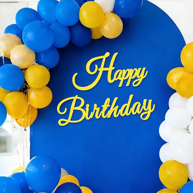 TONIFUL Happy Birthday Sign for Backdrop by TONIFUL