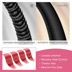 WENNALIFE Tape in Hair Extensions Human Hair Coral Red Tape in Extensions, 10pcs 25g 16 inch Remy Invisible Tape Ins Straight Colored Soft Real Human Hair Tape in Extensions Refill Set Extensions