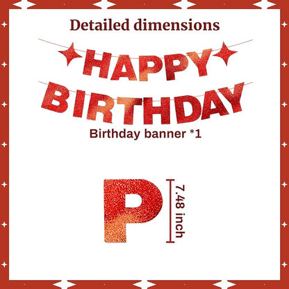 Happy Birthday Banner for Birthday Party Decorations - Image 2