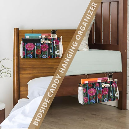Bedside Caddy Hanging Bunk Bed Caddy Bed Organizer Hanging Pocket - Image 7