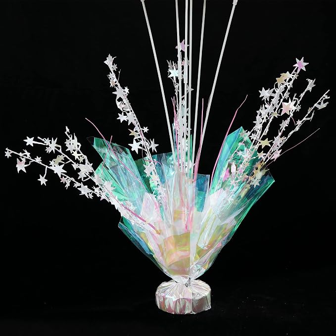 2 Set Pastel Birthday Decorations Rainbow Party Table Balloons Centerpiece - Image 6