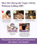 LaaVoo Tape in Extensions Human Hair Auburn Brown Hair Extensions Tape in Seamless Tape on Hair Extension Soft Hair 16inch 40pcs 100g