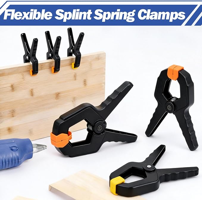 60 Pack Spring Clamps, Backdrop Clips, Balloon Arch Clips, 3.5 inch Heavy Duty - Image 4