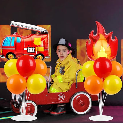 4 Sets Fire Party Balloons Stand Kit - Image 5