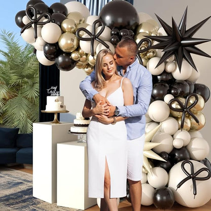 Black and White Balloon Arch Kit - Image 3
