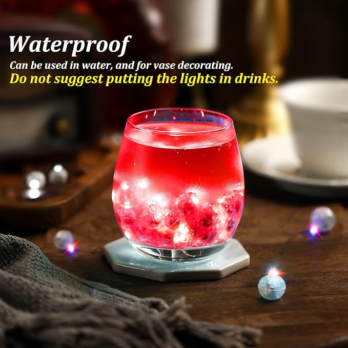ZGWJ 200PCs Red Balloon Lights Mini, Battery Powered, Long Standby Time - Image 4