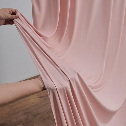 10 ft x 10 ft Dusty Pink Backdrop Curtains - Image 3