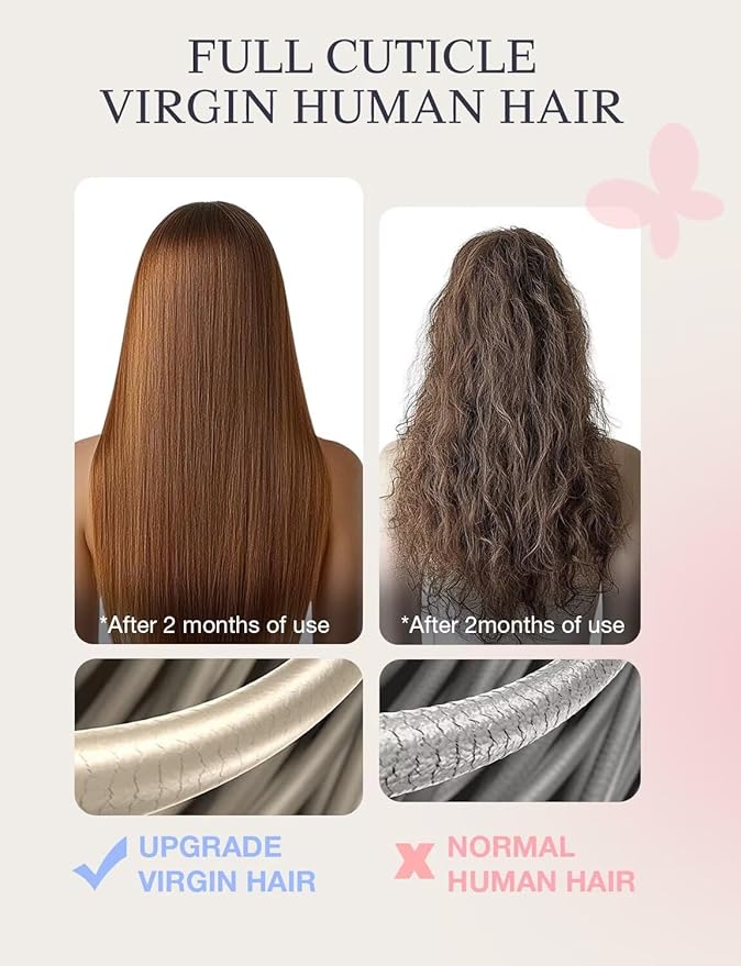 DOORES Invisi Edge Human Hair Extensions Tape in, Natural Black to Light Blonde 10pcs Injection Tapeins, 25g 18 Inch, Injected Tape in Extensions Virgin Human Hair