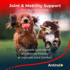 Antinol Plus, Mobility, Hip, and Joint Supplement for Dogs, Green-Lipped Mussels and Krill Oil - Dog Joint Supplement, Better and Faster Than Glucosamine and Chondroitin, 150 Soft Gels