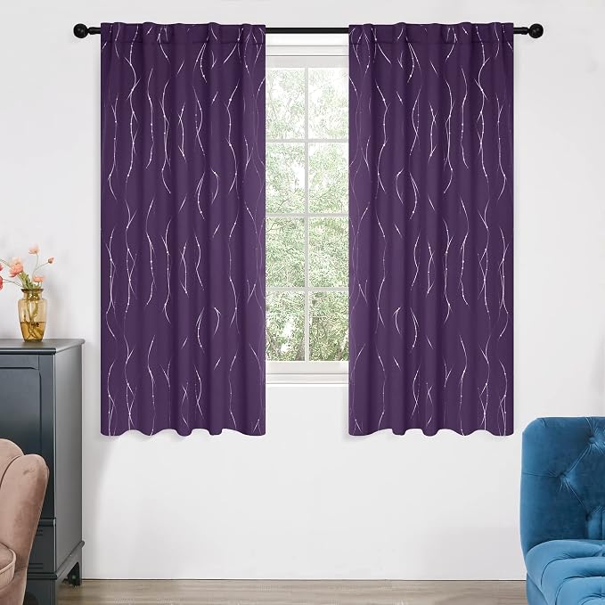 Deconovo Blackout Back Tab Curtains - Image 2