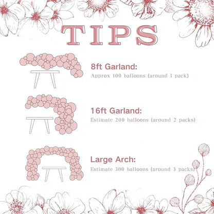 Pink Balloon Arch Kit for Baby Shower Bridal Shower Birthday Decorations | - Image 7