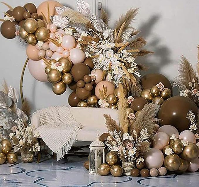Beige Balloons, Birthday Decoration, Wedding Party, Baby Shower Decorations - Image 4