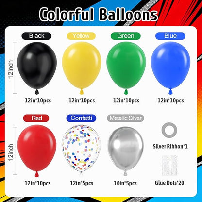60pcs Colorful Balloons 12inch - Image 2