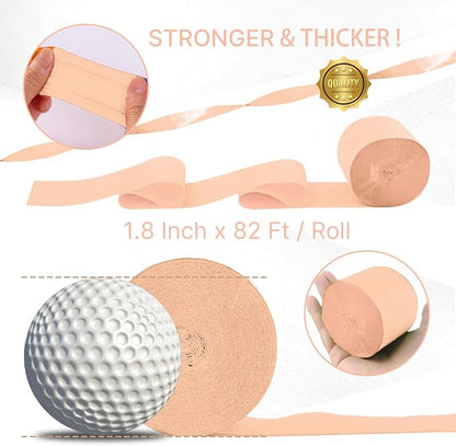 PartyWoo Crepe Paper Streamers 6 Rolls 492ft, Pack of Peach, Light Pink and - Image 6