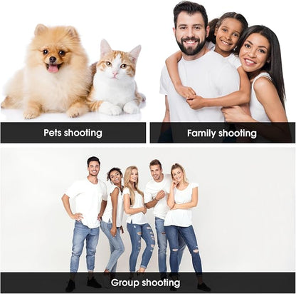 CPLIRIS 10x20ft White Backdrop for Photography, Dual-Size Dual-Pocket Design - Image 6