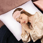 Adubor 100% Silk Pillowcase - Mulberry Silk Pillow Cases, 23 Momme 6A Grade Fibers, Silk Pillow Case for Hair and Skin Health, with Hidden Zipper (Queen 20''x30'', White, 1PC)