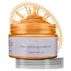 Temporary Hair Color Wax, 4.23 Ounces Blonde Gold Hair Spray, Hair Color Spray, Natural Washable Hair Wax Color,Kids Temporary Hair Dye Clays for Christmas Parties,Role Playing,Cosplay,Halloween(Gold)