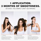 ANSWR At Home Brazilian Keratin Hair Treatment for All Hair Types – Deep Nourishment, Eliminates Frizz, Salon Results At Home, Sulfate-Free, Safe for Colored Hair (3 x 100ml (Kit))