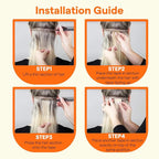 Full Shine Invisible Tape in Hair Extensions Color Dark Brown 3 Fading to 8 and 22 Blonde Machine Remy Seamless Tape in Hair Extension Double Sided Skin Weft 18 Inch for Party 50G 20 Pcs