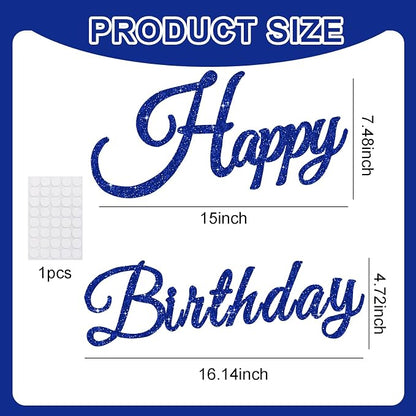 TONIFUL Happy Birthday Sign for Backdrop - Image 2