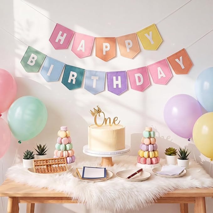 Hahafelt 131 Pcs Felt DIY Custom Banner Kit, Make Your Own Personalized Banner - Image 5
