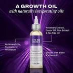 The Mane Choice Alpha Multi-Vitamin Scalp Hair Growth Oil, 4 Fl Oz, 1 Pack, Nourishing Scalp Oil with Biotin, Vitamin C, Rosemary, Rice Extract, Jojoba, Tea Tree & Castor Oil, Lightweight & Non-Greasy