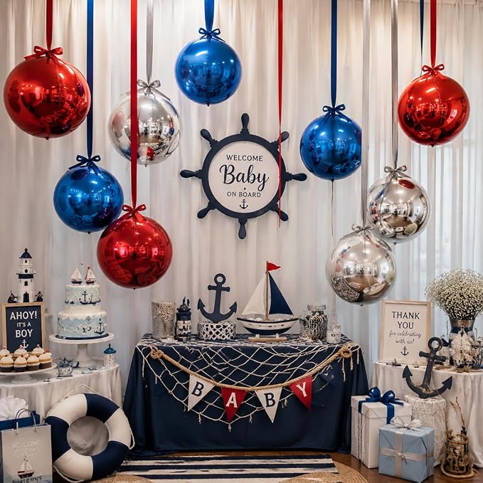Red White Blue Balloons - Image 7